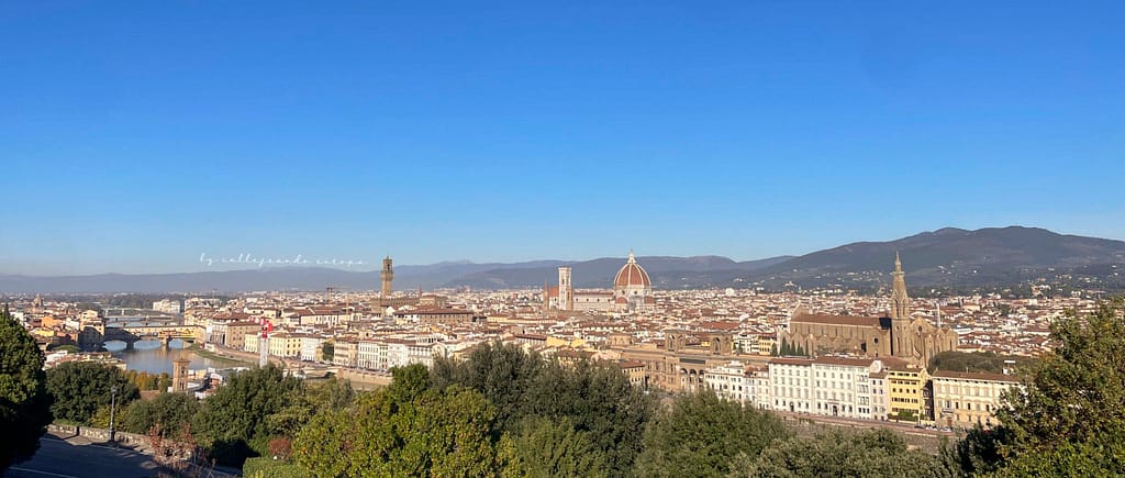 PANORAMICA DE FLORENCIA DESDE PIAZZALE MICHELANGELO en florencia