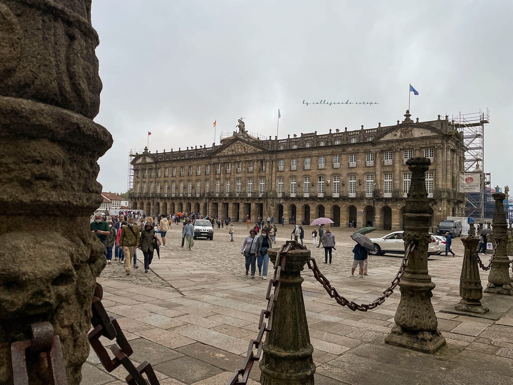 PLAZA DEL OBRADOIRO PALACIO DE RAJOY