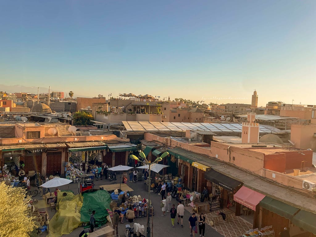 PLAZA DES EPICES una plaza que visitar en Marrakech