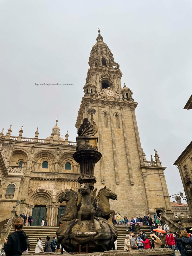 Plaza de las Platerías en Santiago de Compostela